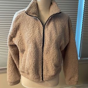 American Eagle Sherpa cropped jacket